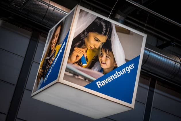 Der Stand vom Ravensburger Verlag (Logo) Leipziger Buchmesse 2025 Tag 2 *** The Ravensburger Verlag stand Logo Leipzig Book Fair 2025 Day 2