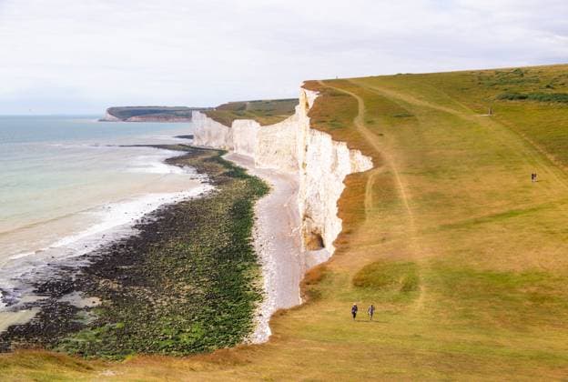 Seven Sisters cliffs walk, South Downs National Park, East Sussex, England, United Kingdom Copyright: NadiaxIsakova 1352-326