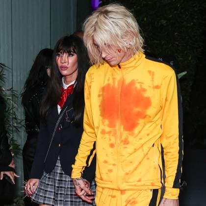 (FILE) Megan Fox and Machine Gun Kelly welcome baby girl (FILE) Megan Fox and Machine Gun Kelly welcome baby girl on Thursday, March 27, 2025. BEVERLY HILLS, LOS ANGELES, CALIFORNIA, USA - OCTOBER 27: American actress Megan Fox and boyfriend American rapper and singer-songwriter Machine Gun Kelly (Colson Baker) arrive at Darren Dzienciol s Pop Icons Halloween Party 2023 Presented By Solisca Tequila and PATH Water held at a Private Residence on October 27, 2023 in Beverly Hills, Los Angeles, California, United States. Private Residence, Beverly Hills, Los Angeles, California, USA California United States  Copyright: xImagexPressxAgencyx originalFilename: collin-filemega250327_npW7D.jpg