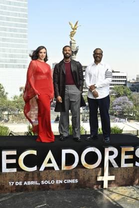 Sinners photocall at Angel of Independence Featuring: Michael B. Jordan, Ryan Coogler, Hailee Steinfeld Where: Mexico City, Mexico When: 30 Mar 2025 Credit: Carlos Tischler EyePix INSTARimages EDITORIAL USE ONLY. NOT FOR USE BY NEWSPAPERS BASED IN THE UK. Copyright: xx instar54634712
