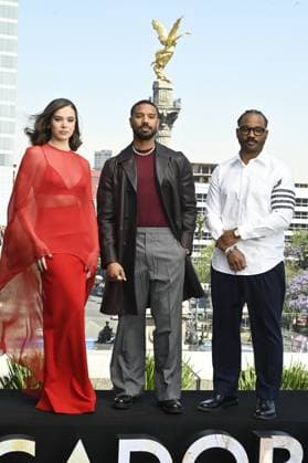 Sinners photocall at Angel of Independence Featuring: Michael B. Jordan, Ryan Coogler, Hailee Steinfeld Where: Mexico City, Mexico When: 30 Mar 2025 Credit: Carlos Tischler EyePix INSTARimages EDITORIAL USE ONLY. NOT FOR USE BY NEWSPAPERS BASED IN THE UK. Copyright: xx instar54634713