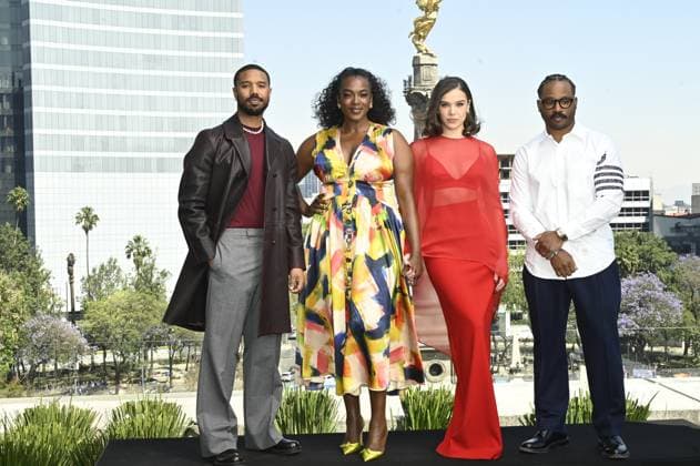 Sinners photocall at Angel of Independence Featuring: Michael B. Jordan, Ryan Coogler, Hailee Steinfeld, Wunmi Mosaku Where: Mexico City, Mexico When: 30 Mar 2025 Credit: Carlos Tischler EyePix INSTARimages EDITORIAL USE ONLY. NOT FOR USE BY NEWSPAPERS BASED IN THE UK. Copyright: xx instar54634719