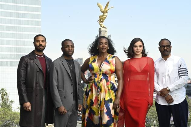 Sinners photocall at Angel of Independence Featuring: Miles Caton, Michael B. Jordan, Ryan Coogler, Hailee Steinfeld, Wunmi Mosaku Where: Mexico City, Mexico When: 30 Mar 2025 Credit: Carlos Tischler EyePix INSTARimages EDITORIAL USE ONLY. NOT FOR USE BY NEWSPAPERS BASED IN THE UK. Copyright: xx instar54634721