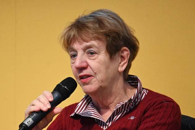 Leipziger Buchmesse, Book Fair Leipzig, Sachsen - vom 27.03. bis 30.03.2025. Die Deutsche Journalistin und Autorin Margarete von Schwarzkopf geborene Prinzessin zu Löwenstein Wertheim Freudenberg im Talk
