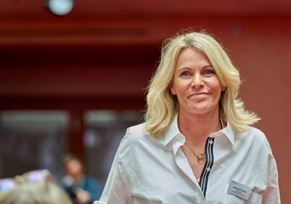 Deutscher Lehrkräftepreis - Vorbildliche Schulleitung EUR,Deutschland, Berlin, 31.03.2025: Andrea Franke von der Willy-Brandt Schule Berlin. Unterricht Innovativ 2024 - Deutscher Lehrkräftepreis wird in der Wettbewerbskategorie Vorbildliche Schulleitung wird mit drei Preisen geehrt. Der 1. Preis geht an Andrea Franke von der Willy-Brandt Schule in Berlin-Wedding einer Integrierten Sekundarschule. Der 2. Preis geht an Carten Bangert, Philipp Wetzel und Markus Burster von der Maria-Gress-Schule in Ilffezheim einer Verbundschule aus Baden-Württemberg sowie der 3.Preis an Nicole Verdenhalven von der Rahel-Hirsch-Schule einem Oberstufenzentrum (Berufle Schule) aus Berlin-Marzahn Hellersdorf.