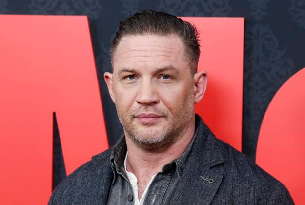 Tom Hardy arrives on the red carpet at the New York premiere of MobLand at the SVA Theatre in New York City on Monday, March 31, 2025.  NYP20250331231 JOHNxANGELILLO