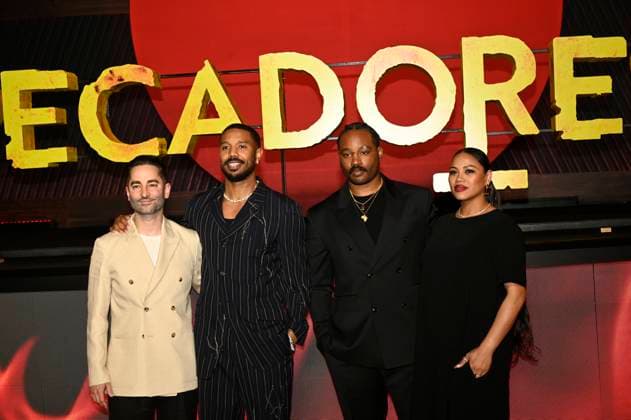 March 31, 2025, Mexico City, Ciudad de Mexico, Mexico: Michael B. Jordan and Ryan Coogler attend the red carpet for the movie Sinners at Plaza Universidad. on March 31, 2025 in Mexico City, Mexico. Mexico City Mexico - ZUMAe321 20250331_zea_e321_109 Copyright: xCarlosxTischlerx
