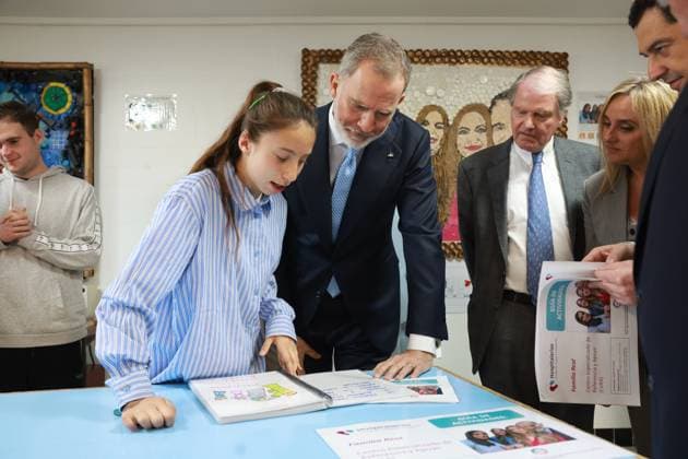 Entertainment Themen der Woche KW14 Entertainment Bilder des Tages 03-04-2025 Granada King Felipe visited the special education school Purisima Concepcion after it was awarded with the Best School of the Year Award granted by the Princess Girona Foundation in Granada, Spain. Â  Copyright: xPPEx