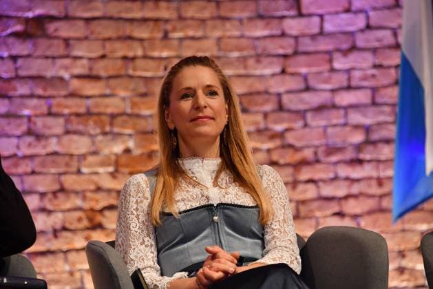 Stefanie Hertel bei der Verleihung der Bayerischen Staatsmedaille fuer soziale Verdienste 2025 in der Allerheiligen-Hofkirche, Residenz am 3.04.2025 in Muenchen Bayerische Staatsmedaille fuer Stefanie Hertel und Sven Hannawald in Muenchen