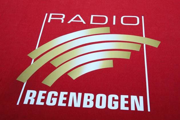 25. Radio Regenbogen Award in Rust Logo Radio Regenbogen bei dem 25. Radio Regenbogen Award im Europapark in Rust Baden-Würtenberg Deutschland Copyright: xMatthiasxGränzdörferx