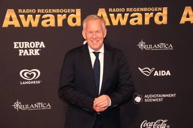 25. Radio Regenbogen Award in Rust Johannes B. Kerner bei dem 25. Radio Regenbogen Award im Europapark in Rust Baden-Würtenberg Deutschland Copyright: xMatthiasxGränzdörferx