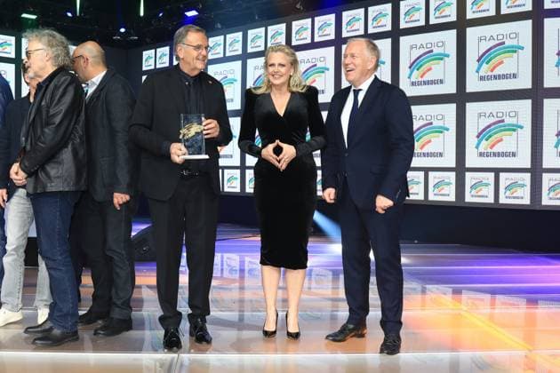 25. Radio Regenbogen Award in Rust Roland Mack, Babara Schöneberger und Johannes B. Kerner bei dem 25. Radio Regenbogen Award im Europapark in Rust Baden-Würtenberg Deutschland Copyright: xMatthiasxGränzdörferx