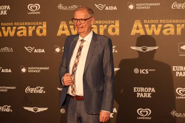 Rust, Deutschland 04. April 2025: Radio Regenbogen Award 2025 im Europa Park Rust Im Bild: Günther Jauch Guenther Jauch Europa Park Baden Württemberg Copyright: xFotostandx xHettichx