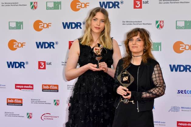 Isabell Beer, Isabel Stroeh Preistraegerinnen zu Gast bei der Verleihung des 61.Grimme Preis am 04.04.2025 in Marl NRW Deutschland