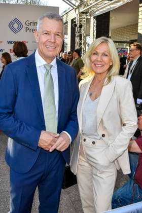 Peter Kloeppel, Ulrike von der Groeben RTL Preistraeger zu Gast bei der Verleihung des 61.Grimme Preis am 04.04.2025 in Marl NRW Deutschland