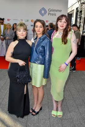 Jana Forkel, Elsa van Damke, Marie Bloching, (Angemessen Angry) zu Gast bei der Verleihung des 61.Grimme Preis am 04.04.2025 in Marl NRW Deutschland