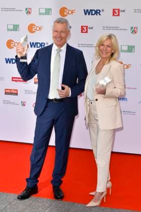 Peter Kloeppel, Ulrike von der Groeben RTL Preistraeger zu Gast bei der Verleihung des 61.Grimme Preis am 04.04.2025 in Marl NRW Deutschland
