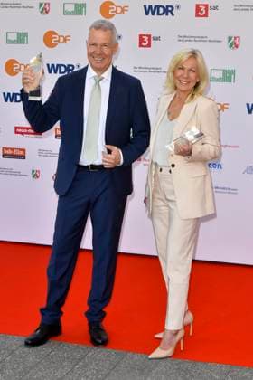 Peter Kloeppel, Ulrike von der Groeben RTL Preistraeger zu Gast bei der Verleihung des 61.Grimme Preis am 04.04.2025 in Marl NRW Deutschland