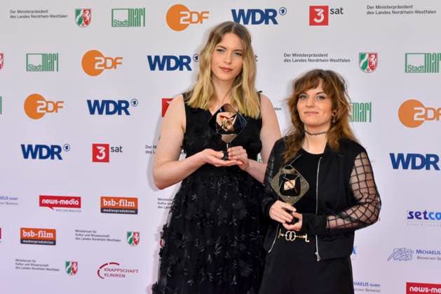 Isabell Beer, Isabel Stroeh Preistraegerinnen zu Gast bei der Verleihung des 61.Grimme Preis am 04.04.2025 in Marl NRW Deutschland