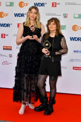 Isabell Beer, Isabel Stroeh Preistraegerinnen zu Gast bei der Verleihung des 61.Grimme Preis am 04.04.2025 in Marl NRW Deutschland