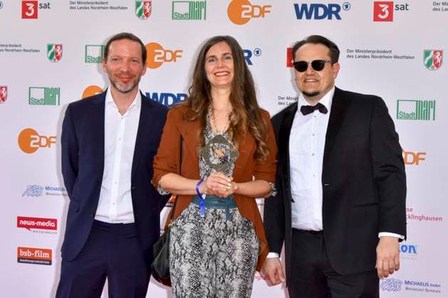 Martin Danisch, Anja Marquardt, ( Die Zweiflers ) zu Gast bei der Verleihung des 61.Grimme Preis am 04.04.2025 in Marl NRW Deutschland