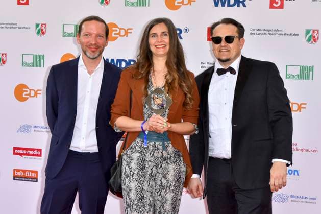 Martin Danisch, Anja Marquardt, ( Die Zweiflers ) zu Gast bei der Verleihung des 61.Grimme Preis am 04.04.2025 in Marl NRW Deutschland
