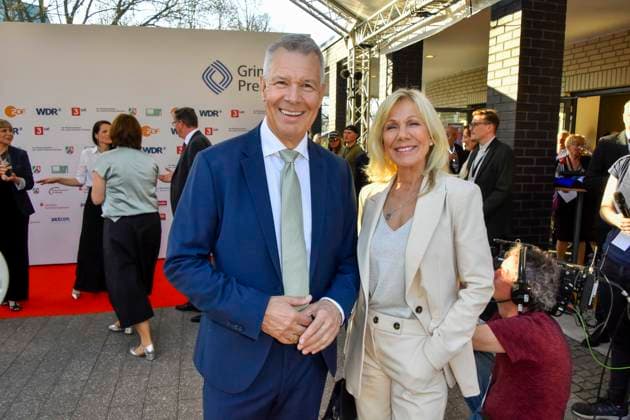 Peter Kloeppel, Ulrike von der Groeben RTL Preistraeger zu Gast bei der Verleihung des 61.Grimme Preis am 04.04.2025 in Marl NRW Deutschland