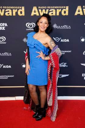Jessica Wahls bei der Verleihung des 25. Radio Regenbogen Award 2025 in der Europa-Park Arena. Rust, 04.04.2025