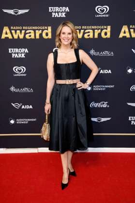 Monica Ivancan bei der Verleihung des 25. Radio Regenbogen Award 2025 in der Europa-Park Arena. Rust, 04.04.2025