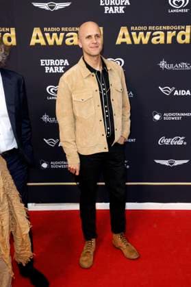 Milow bei der Verleihung des 25. Radio Regenbogen Award 2025 in der Europa-Park Arena. Rust, 04.04.2025