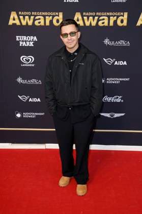 Nico Santos bei der Verleihung des 25. Radio Regenbogen Award 2025 in der Europa-Park Arena. Rust, 04.04.2025