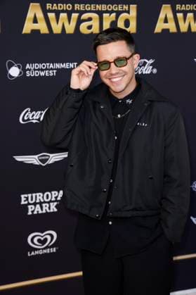 Nico Santos bei der Verleihung des 25. Radio Regenbogen Award 2025 in der Europa-Park Arena. Rust, 04.04.2025