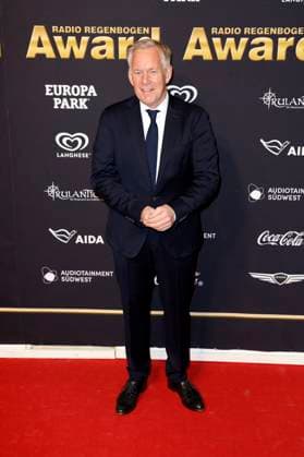 Johannes B. Kerner bei der Verleihung des 25. Radio Regenbogen Award 2025 in der Europa-Park Arena. Rust, 04.04.2025