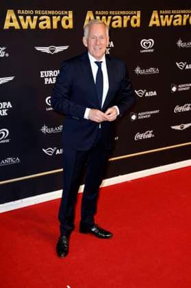 Johannes B. Kerner bei der Verleihung des 25. Radio Regenbogen Award 2025 in der Europa-Park Arena. Rust, 04.04.2025