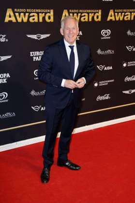 Johannes B. Kerner bei der Verleihung des 25. Radio Regenbogen Award 2025 in der Europa-Park Arena. Rust, 04.04.2025