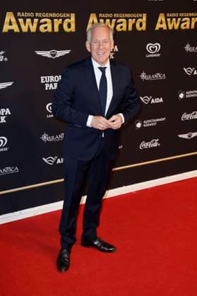 Johannes B. Kerner bei der Verleihung des 25. Radio Regenbogen Award 2025 in der Europa-Park Arena. Rust, 04.04.2025