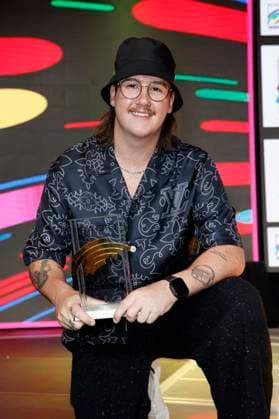 Cyril bei der Verleihung des 25. Radio Regenbogen Award 2025 in der Europa-Park Arena. Rust, 04.04.2025