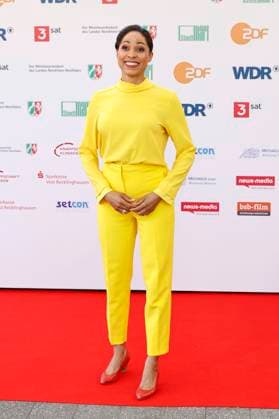 Jana Pareigis bei der 61. Verleihung des Grimme Preises 2025 im Theater Marl. Marl, 04.04.2025