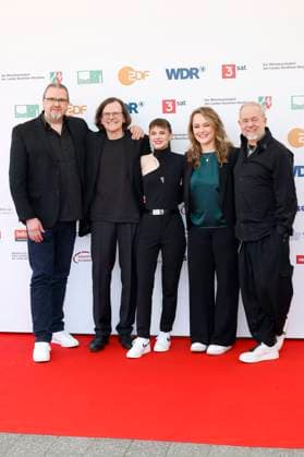 Helmut Zerlett und Band bei der 61. Verleihung des Grimme Preises 2025 im Theater Marl. Marl, 04.04.2025