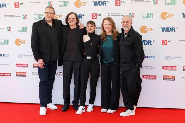 Helmut Zerlett und Band bei der 61. Verleihung des Grimme Preises 2025 im Theater Marl. Marl, 04.04.2025