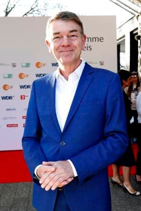Jörg Schönenborn bei der 61. Verleihung des Grimme Preises 2025 im Theater Marl. Marl, 04.04.2025