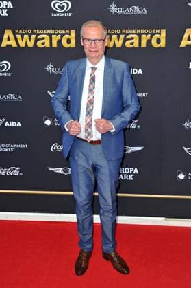 RADIO REGENBOGEN AWARD 2025. Günther Jauch anläßlich der Verleihung des Medienpreises aus Baden-Württemberg Radio Regenbogen Award am 04.04.2025 im Europapark Rust. 20250404MWI034431