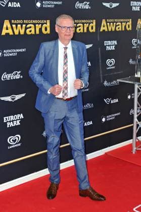 RADIO REGENBOGEN AWARD 2025. Günther Jauch anläßlich der Verleihung des Medienpreises aus Baden-Württemberg Radio Regenbogen Award am 04.04.2025 im Europapark Rust. 20250404MWI034470