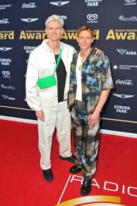 RADIO REGENBOGEN AWARD 2025. Fast Boy ( Lucas und Felix Hain ) anläßlich der Verleihung des Medienpreises aus Baden-Württemberg Radio Regenbogen Award am 04.04.2025 im Europapark Rust. 20250404MWI034251