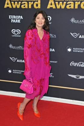 RADIO REGENBOGEN AWARD 2025. Iris Berben anläßlich der Verleihung des Medienpreises aus Baden-Württemberg Radio Regenbogen Award am 04.04.2025 im Europapark Rust. 20250404MWI034613