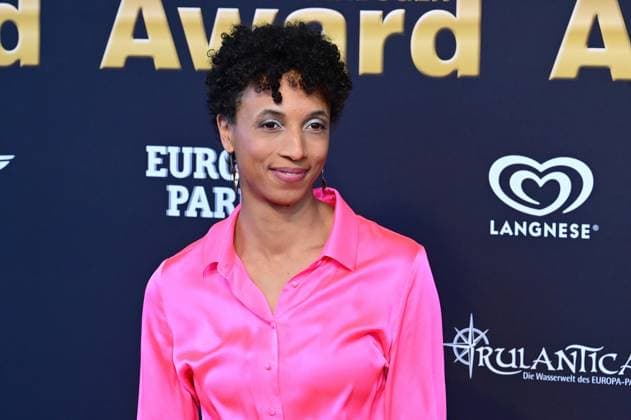 RADIO REGENBOGEN AWARD 2025. Malaika Mihambo anläßlich der Verleihung des Medienpreises aus Baden-Württemberg Radio Regenbogen Award am 04.04.2025 im Europapark Rust. 20250404MWI035325