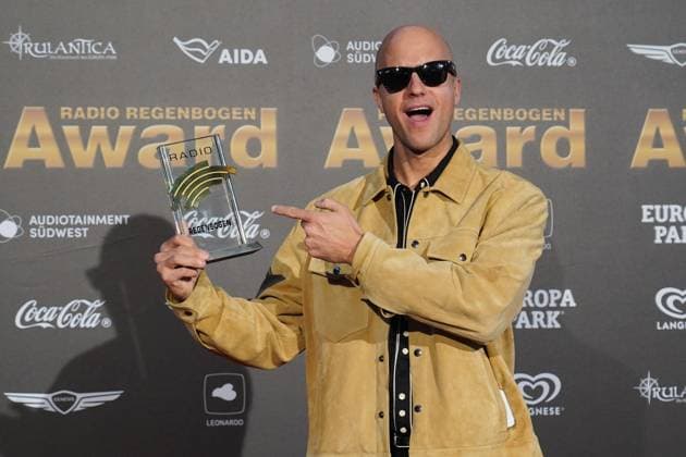 Radio Regenbogen Award 2025 Milow bei der Verleihung vom Radio Regenbogen Award 2025 im Europapark am 04.04.2025 in Rust. Rust Europa-Park Dome Baden-Württemberg