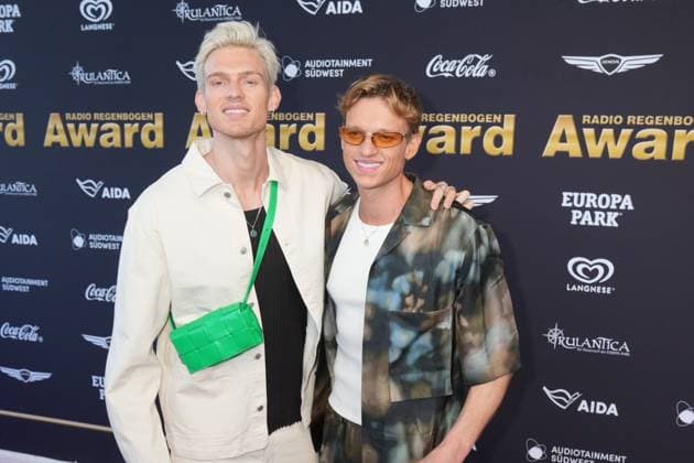 Radio Regenbogen Award 2025 Fast Boy ( Lucas und Felix Hain ) bei der Verleihung vom Radio Regenbogen Award 2025 im Europapark am 04.04.2025 in Rust. Rust Europa-Park Dome Baden-Württemberg