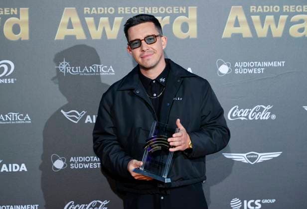Rust, Germany - April 04, 2025: The 25th Radio Regenbogen Award at Europa-Park with Musician Nico Santos 25th Radio Regenbogen Award at Europa-Park