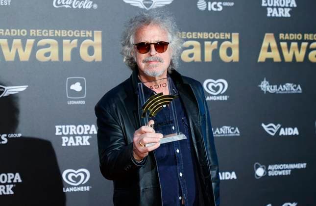 Rust, Germany - April 04, 2025: The 25th Radio Regenbogen Award at Europa-Park with Musician Wolfgang Niedecken from BAP 25th Radio Regenbogen Award at Europa-Park